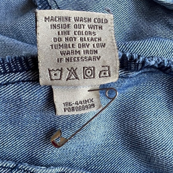 Vintage Jou Jou Cropped Denim Trucker Jacket Size Small - Picture 10 of 11